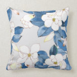 Magnolia in Spring Throw Pillow