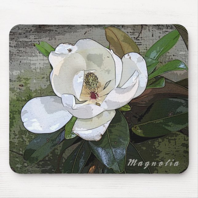 Magnolia Magic Pad Mouse Pad (Front)
