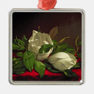Magnolia Metal Ornament