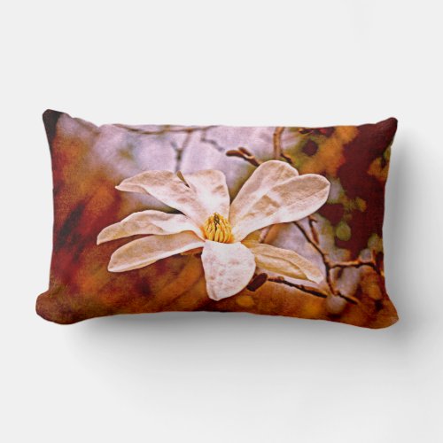 Magnolia Mood Lumbar Pillow