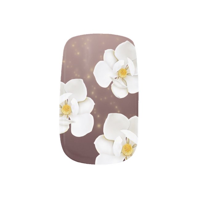 Magnolia Nail Wraps nail art minx brand (Right Thumb)
