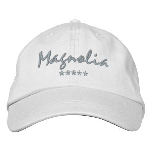Magnolia Name Embroidered Baseball Cap