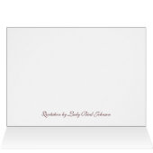 Magnolia on Red Velvet (Inside Horizontal (Top))