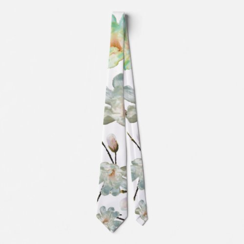 Magnolia Pattern Tie