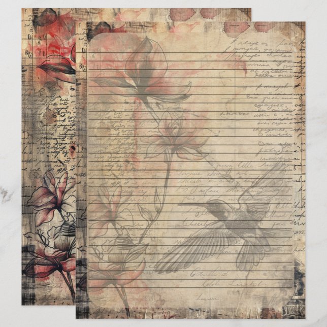 Magnolia Plant Old Manuscript  Letterhead (Front/Back)