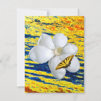 Magnolia Print, Value Poster Paper (Semi-Gloss) Note Card