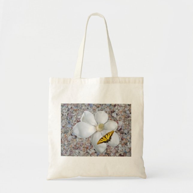 Magnolia Print, Value Poster Paper (Semi-Gloss) Tote Bag (Front)