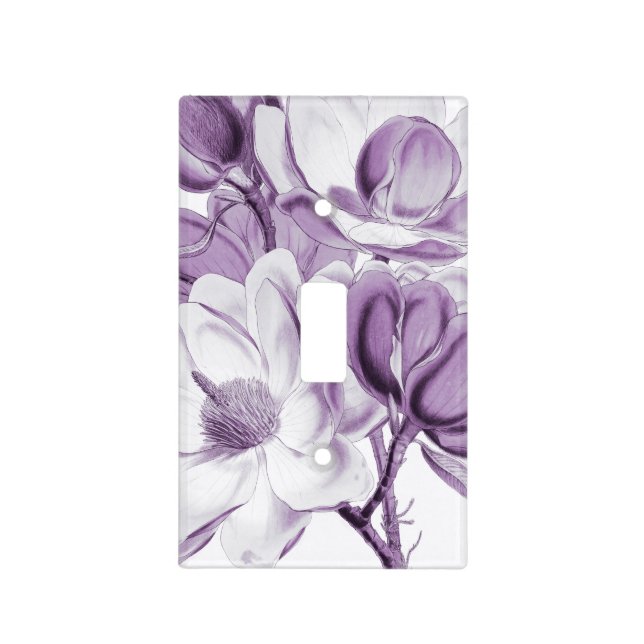 Magnolia Purple Dream Light Switch Cover (Front)