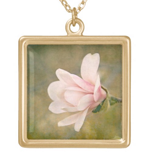 Magnolia Queen Gold Plated Necklace