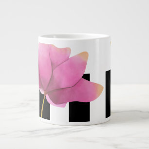 Magnolia Rosé Modern Floral Design Giant Coffee Mug