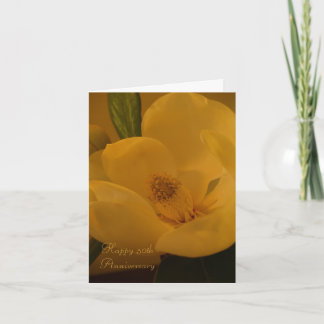 Magnolia Sateen" Happy 50th Anniversary Greeting C Card
