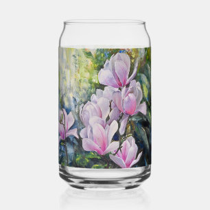 Magnolia Serenity – Floral Art by Lukian Can Glass