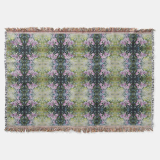 Magnolia Serenity – Floral Art by Lukian Throw Blanket