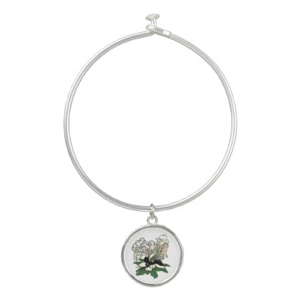 Magnolia Shadow Fairy Bangle Bracelet