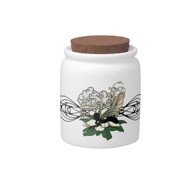 Magnolia Shadow Fairy Candy Jar (Front)