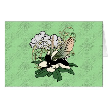 Magnolia Shadow Fairy Card