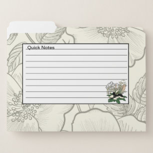 Magnolia Shadow Fairy File Folder