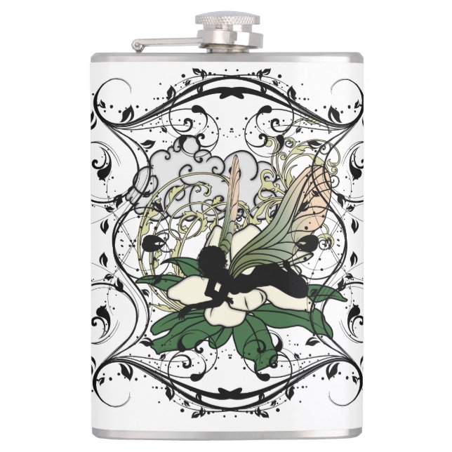 Magnolia Shadow Fairy Flask (Front)