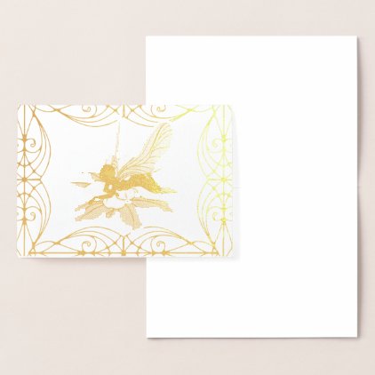 Magnolia Shadow Fairy Foil Card