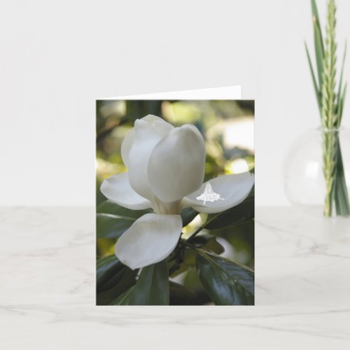 Magnolia Shadow Fairy Holiday Card