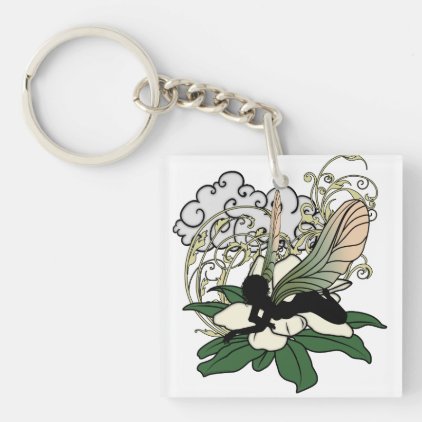 Magnolia Shadow Fairy Keychain