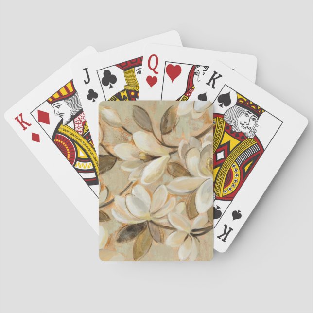 Magnolia Simplicity Cream Poker Cards (Back)