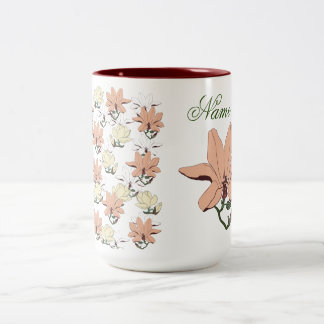 Magnolia Spring Two-Tone Coffee Mug