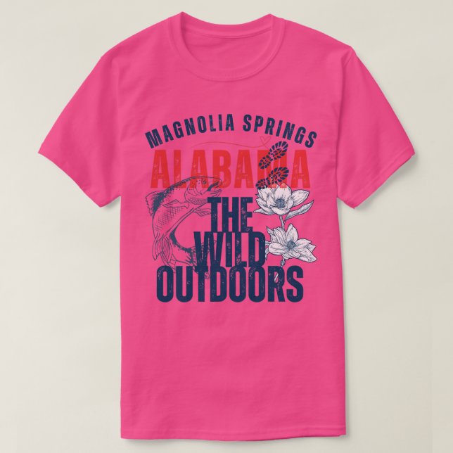 Magnolia Springs Alabama The Wild Outrs TShirt (Design Front)