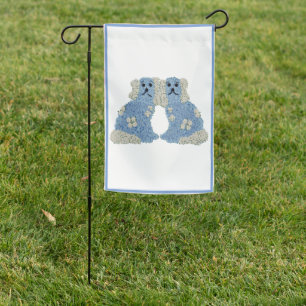 Magnolia Staffordshire Dogs Ginger Jars Jar  Garden Flag