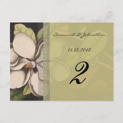 Magnolia Table Number Cards