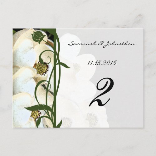 Magnolia Table Number Cards