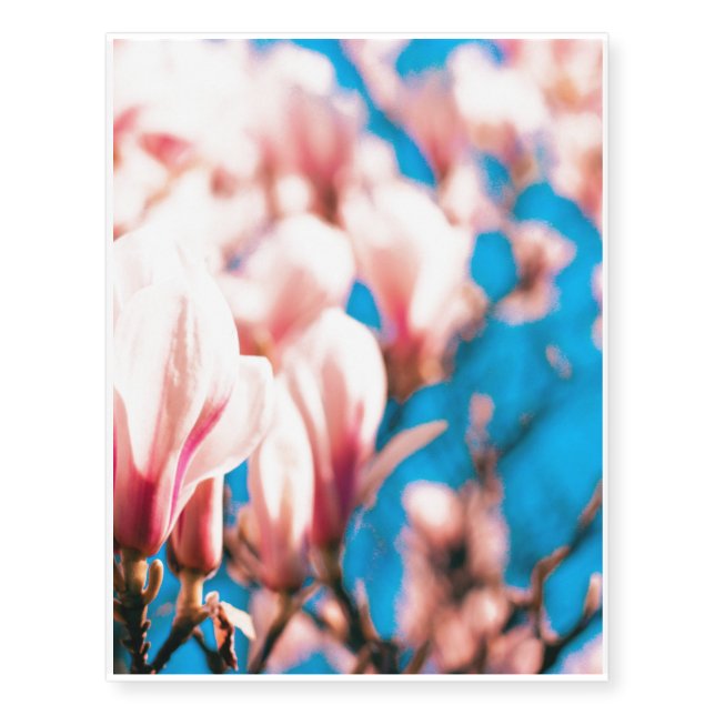 Magnolia Temporary Tattoos (Front)