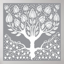 Magnolia Tree by Aubrey Beardsley