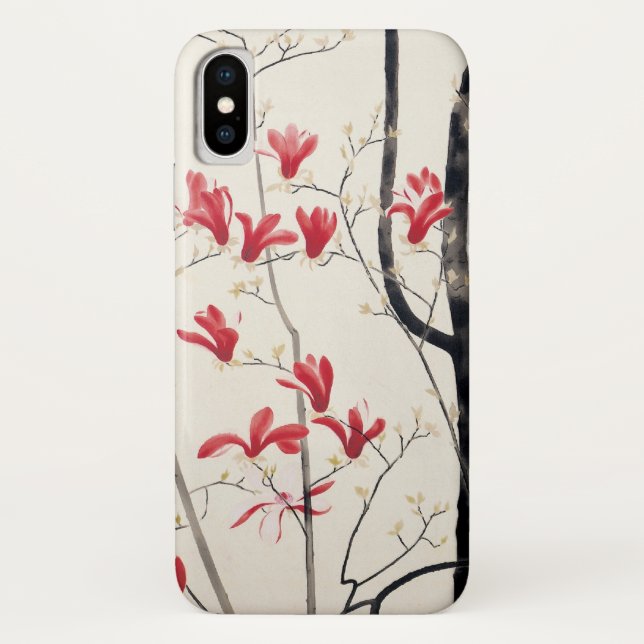 Magnolia Tree by Kobayashi Kokei, Japanese Art Case-Mate iPhone Case (Back)