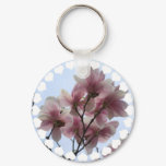 Magnolia Tree in Bloom Keychain