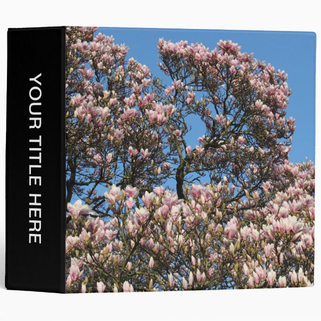 Magnolia Tree in Blossom (2in) Binder (Front/Spine)