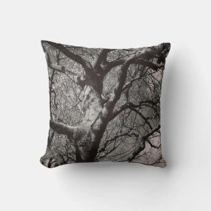 Magnolia Tree Throw Pillow