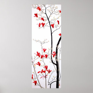Magnolia Tree Vintage Kobayashi Kokei Poster