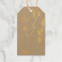 Magnolia Vine Foil Gift Tag
