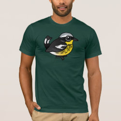 Magnolia Warbler Men's Basic American Apparel T-Shirt