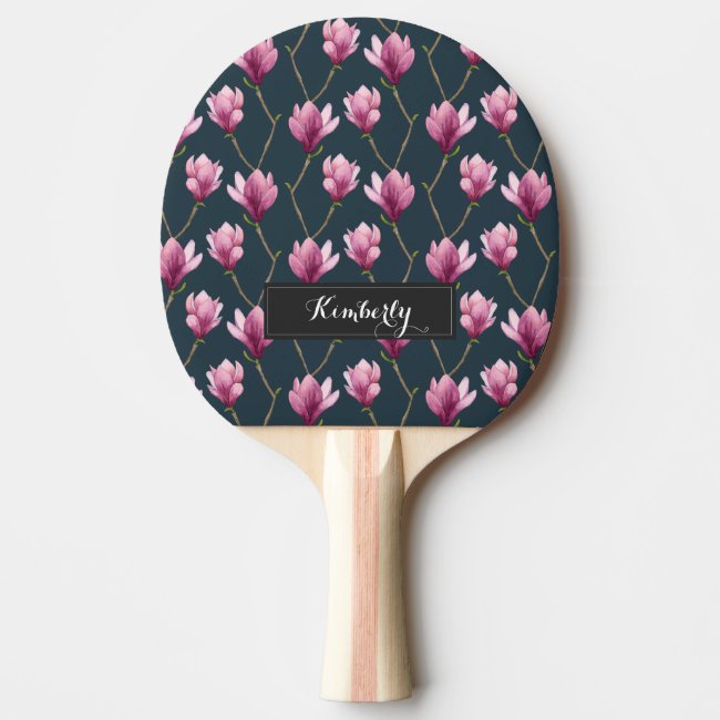 Magnolia Watercolor Floral Pattern