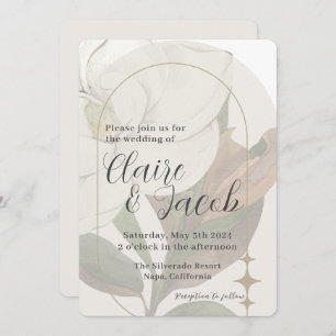 Magnolia Wedding Invitation