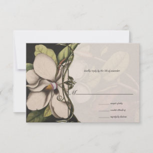 Magnolia  Wedding Invitations on Ice RSVP