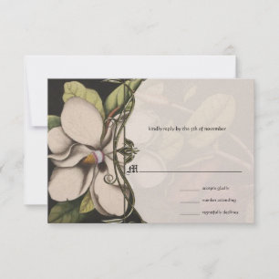 Magnolia  Wedding Invitations on Ice RSVP