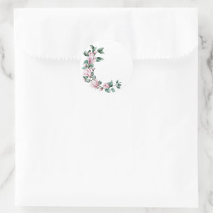 Magnolia wedding sticker wrapping transparent