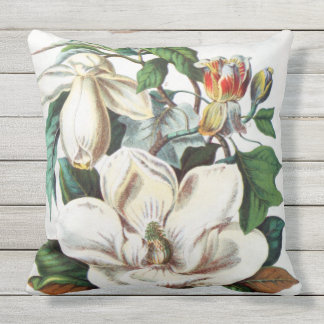 Magnoliaceal Throw Pillow