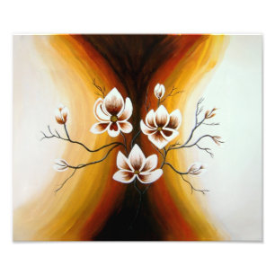 Magnolias, Acrylic -  Photo Print