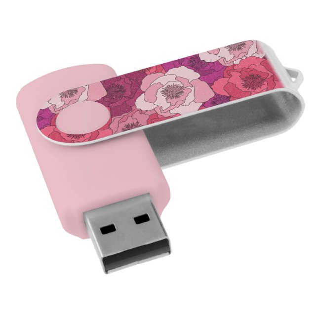 Magnolias Flash Drive (Angled)