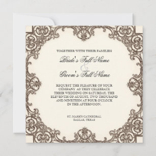 Magnolias n Bird of Paradise - Wedding Invitation