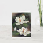 Magnolias Of The South Card at Zazzle